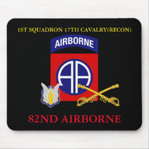 1. SQUADRON 17. CAVALRY(RECON) 82ND IM FLUGZEUG  MOUSEPAD