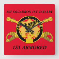 1. SQUADRON 1. CAVALRY 1. ARMORED CLOCK
