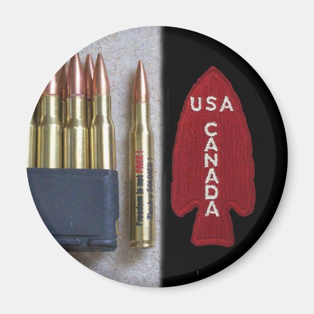 1. SSF Special Service Force Devils Brigade Vets Magnet (Vorne)