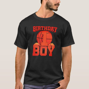 1 St Birthday Basketball Boy 1 Jahr Alter Ball S T-Shirt