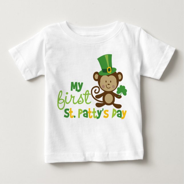 1. St. Patrick's Day Baby T-shirt (Vorderseite)