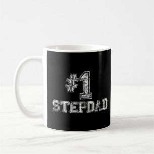 1 StepDad Step Vater Nummer 1 Vatertag Geschenk Kaffeetasse