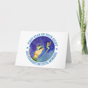 1. STERN AUF IHRER RECHTS, GERADE BIS MORGEN FEIERTAGSKARTE