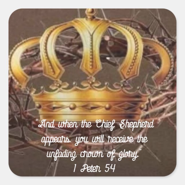 1 Sticker Peter 5:4 (Devant)