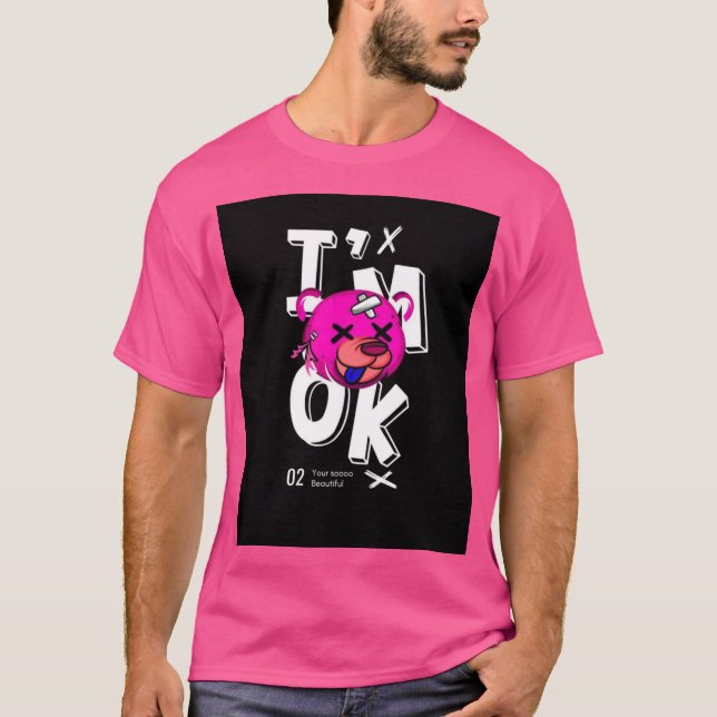 1. Stilvoller Vibes T - Shirt - Bold Look, Everyda (Vorderseite)
