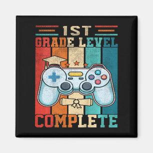 1. Stufe Abschluss Gaming Letzten Schultag Magnet