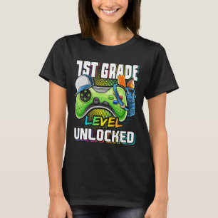 1. Stufe des ungesicherten Videospiels CK to Schoo T-Shirt