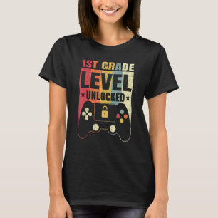 1. Stufe ungekoppelt an den ersten Schultag T-Shirt