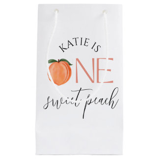 1 Sweet Peach 1. Geburtstag Kleine Geschenktüte
