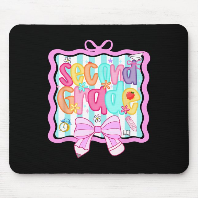 1. Tag der 2. Klasse Preppy  Mousepad (Vorne)
