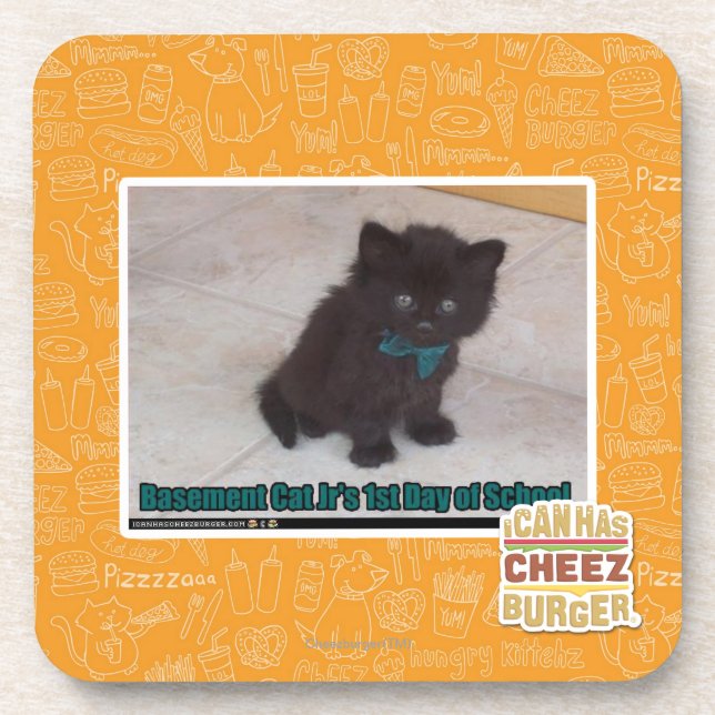 1. Tag der Schule Getränkeuntersetzer (Vorderseite)