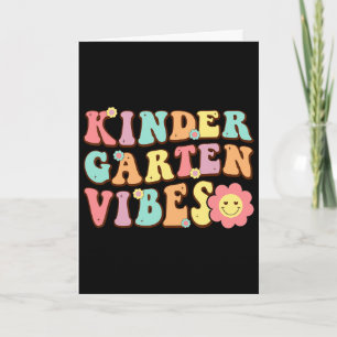 1. Tag der Schule Kindergarten Stimmung Schüler un Karte