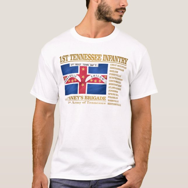 1. Tennessee Infanterie (BA2) T-Shirt (Vorderseite)