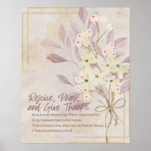 1 Thessaloniciens 5:16-18   Poster