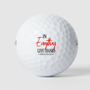 1 Thessaloniker 5:18 In allem danke... Golfball