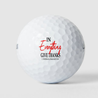 1 Thessaloniker 5:18 In allem danke... Golfball