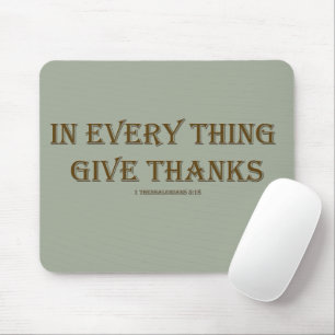 1 Thessaloniker 5:18 Mousepad