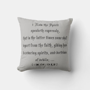 1 Tim. 4:1 (Schrift) Kissen