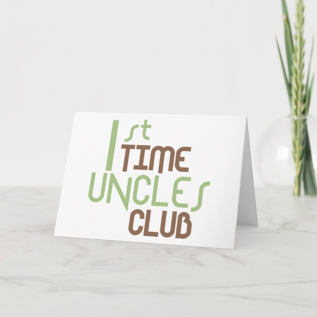 1. Time Uncles Club (grün) Karte (Vorderseite)