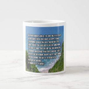 1 Timotheus 5:11-14 WEBU Mug Jumbo-Tasse