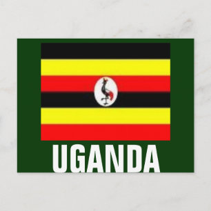 #1 uganda Postkarte