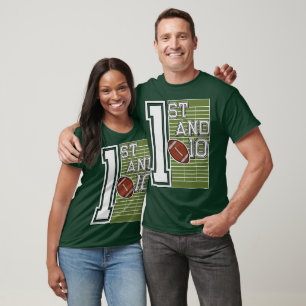 1. und 10. Fußball-T - Shirt