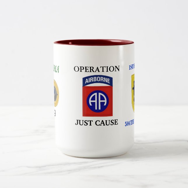 1. URSACHEN-TASSE DER BN-(ABN) 504. DER ZWEIFARBIGE TASSE (Mittel)