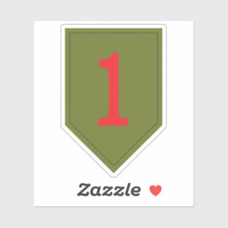 1. US-Infanteriedivision - The Big Red One Patch Aufkleber