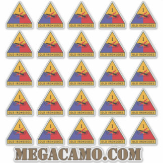 1. US-Rüstungsabteilung - Alte Seiten - Patch x25 Aufkleber