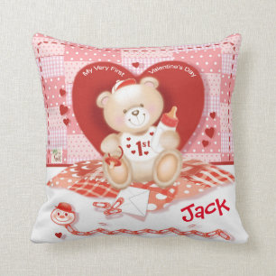 1. Valentinstag-Kissen. Baby Kissen