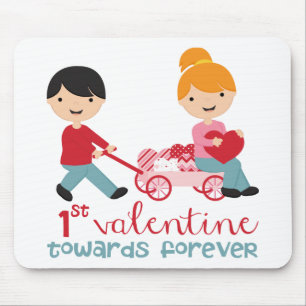 1. Valentinstag zusammen Mousepad