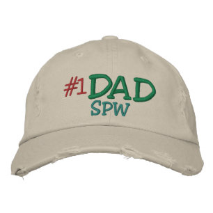 #1 VATER ... ; ) BESTICKTE BASEBALLKAPPE