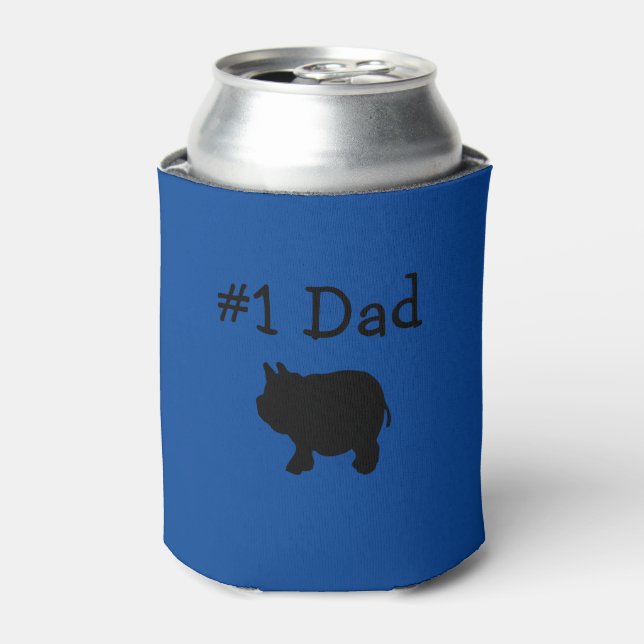 1. Vater, Black Mini Pig Dosenkühler (Kanne Vorderseite)