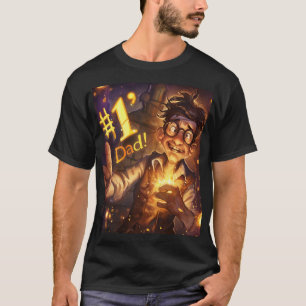 1. Vater Digitale Kunst T-Shirt