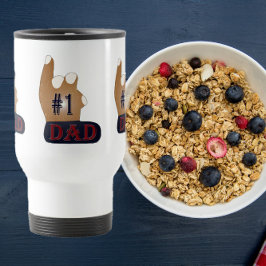 1. Vater Ebony Teak Reisebecher