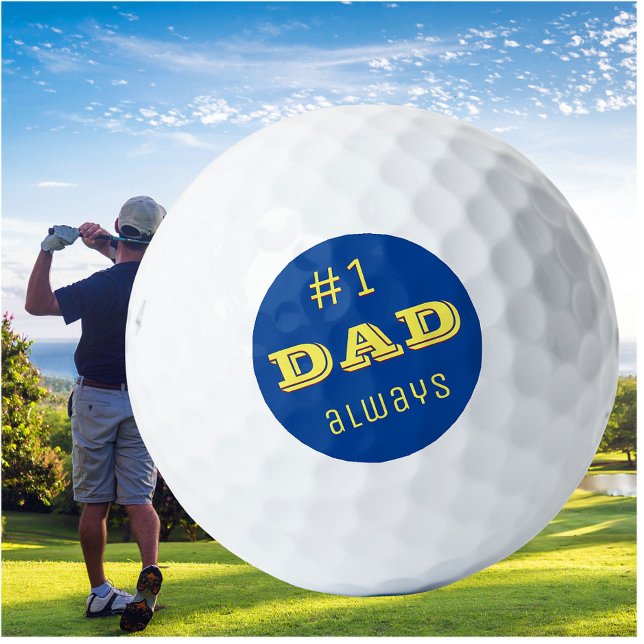 1 Vater immer hell und kühl Golfball (Von Creator hochgeladen)