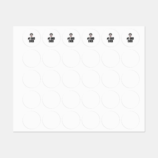 1 Vater je Etiketten (Blatt)