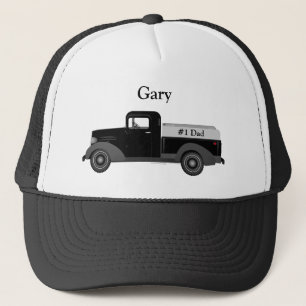 #1 Vater Old Truck Baseball Trucker Hut Truckerkappe