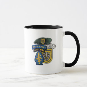 1. Veteranentierärzte Tasse der grünen Barette d