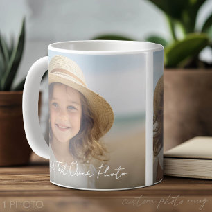 1 Vollständiges Foto und Text - Gleiches Foto auf  Kaffeetasse