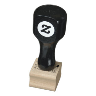 1" VON 1" HOLZKÜHLEN BRIEFMARKE GUMMISTEMPEL