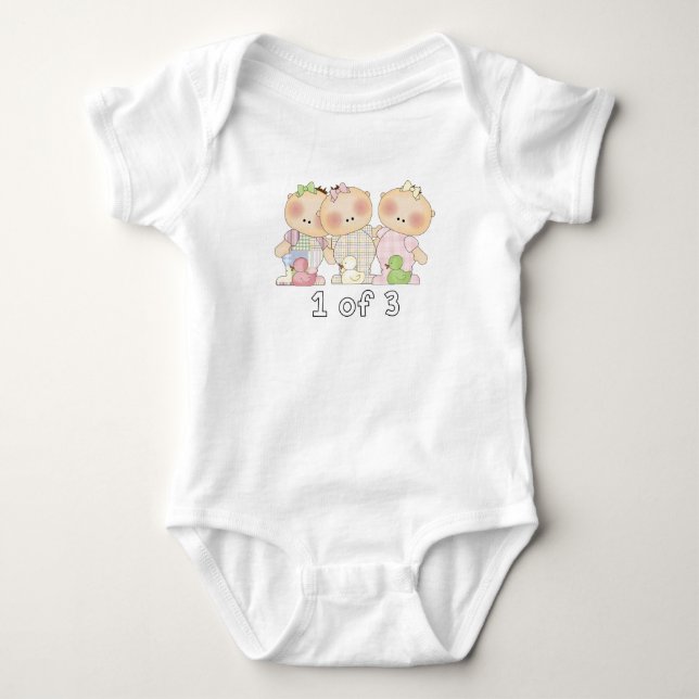 1 von 3 Dreiergruppe-Süssen Baby Strampler (Vorderseite)