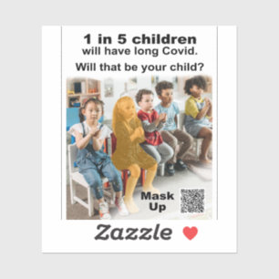 1 von 5 Kindern erhalten lange Covid Aufkleber