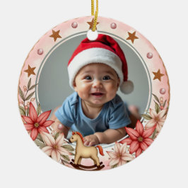 1. Weihnachten 2-seitig, Toy Box Schätze Keramik Ornament