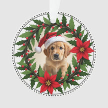 1. Weihnachten 2-seitiger Santa Paws Forever