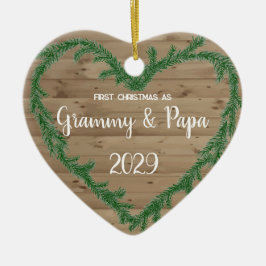 1. Weihnachten als Grammy Keramik Ornament