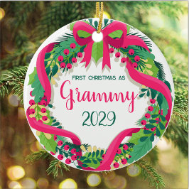 1. Weihnachten als Grammy Keramik Ornament