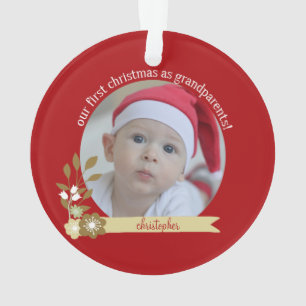 1. Weihnachten als Grandeliern-Zolldekoration Ornament