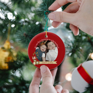1. Weihnachten als großer Bruder benutzerdefiniert Keramik Ornament