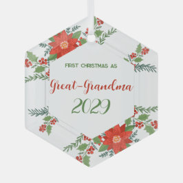 1. Weihnachten als Großes Oma Ornament Aus Glas